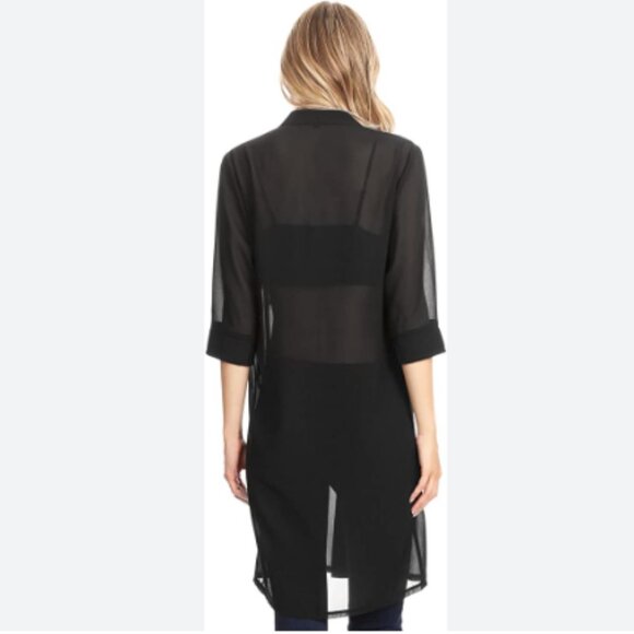 Abercrombie & Fitch Heaher Duster Shirt S - Picture 2 of 2